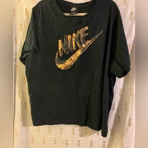 Nike, Black rose gold logo top, 3xl